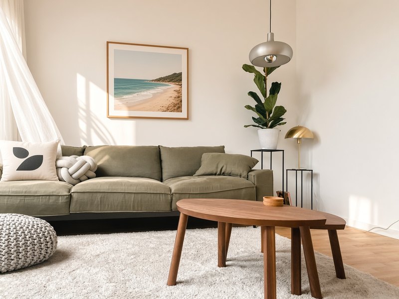 Holiday rental living room
